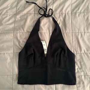 *NWT* Abercrombie Black Halter Top